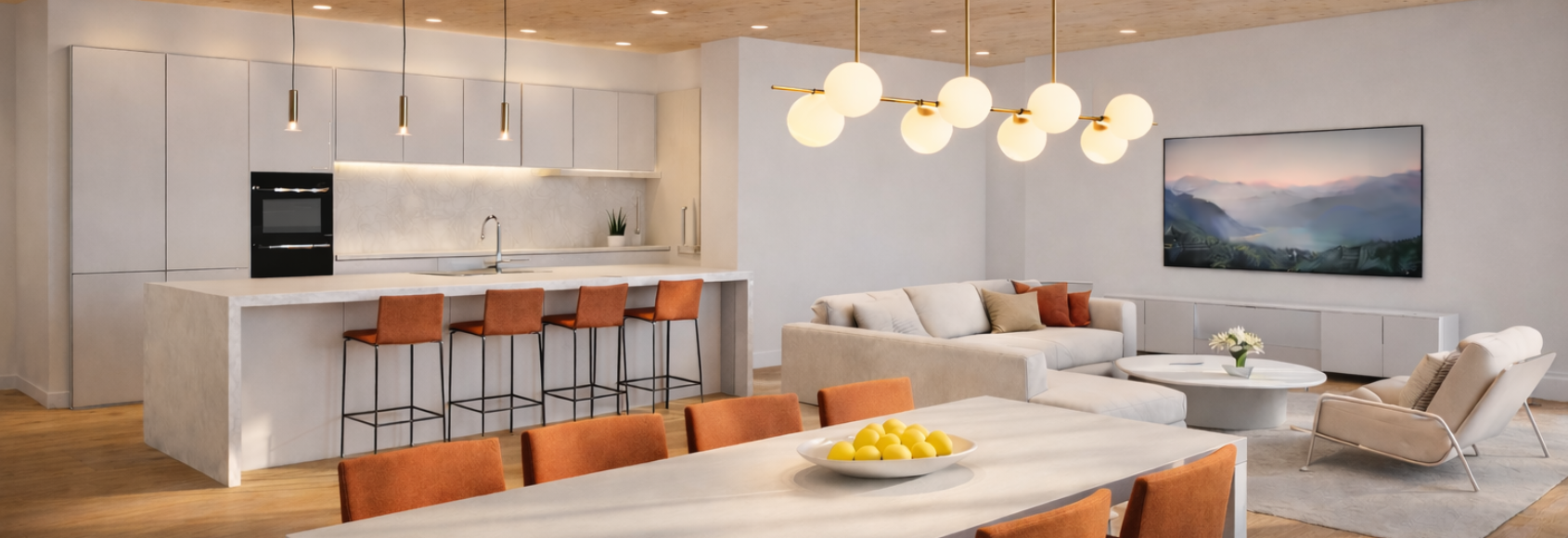 Salon chaleureux tons naturels